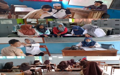 Sahabat Sehat Madrasah - Pemeriksaan Berkala Puskesmas Terisi di MTsN 11 Indramayu